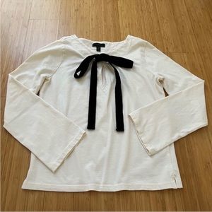 SUMMER CLEAN-OUT J. Crew Velvet Tie-Front Top For Women